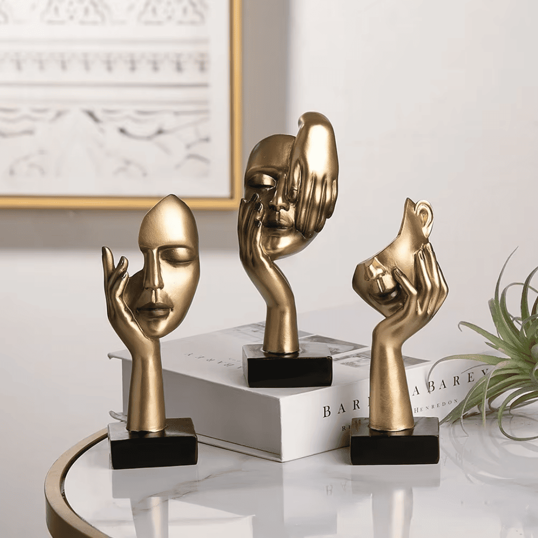 Escultura Abstrata Face