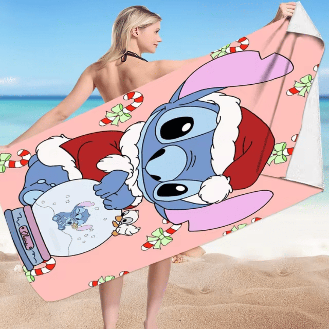 Toalha de Praia Stitch