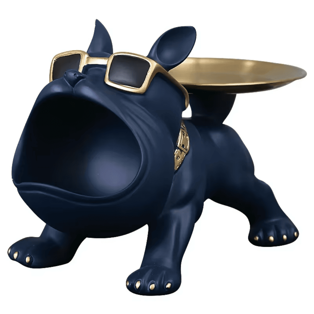 Suporte/ Bandeja em Formato de Bulldog