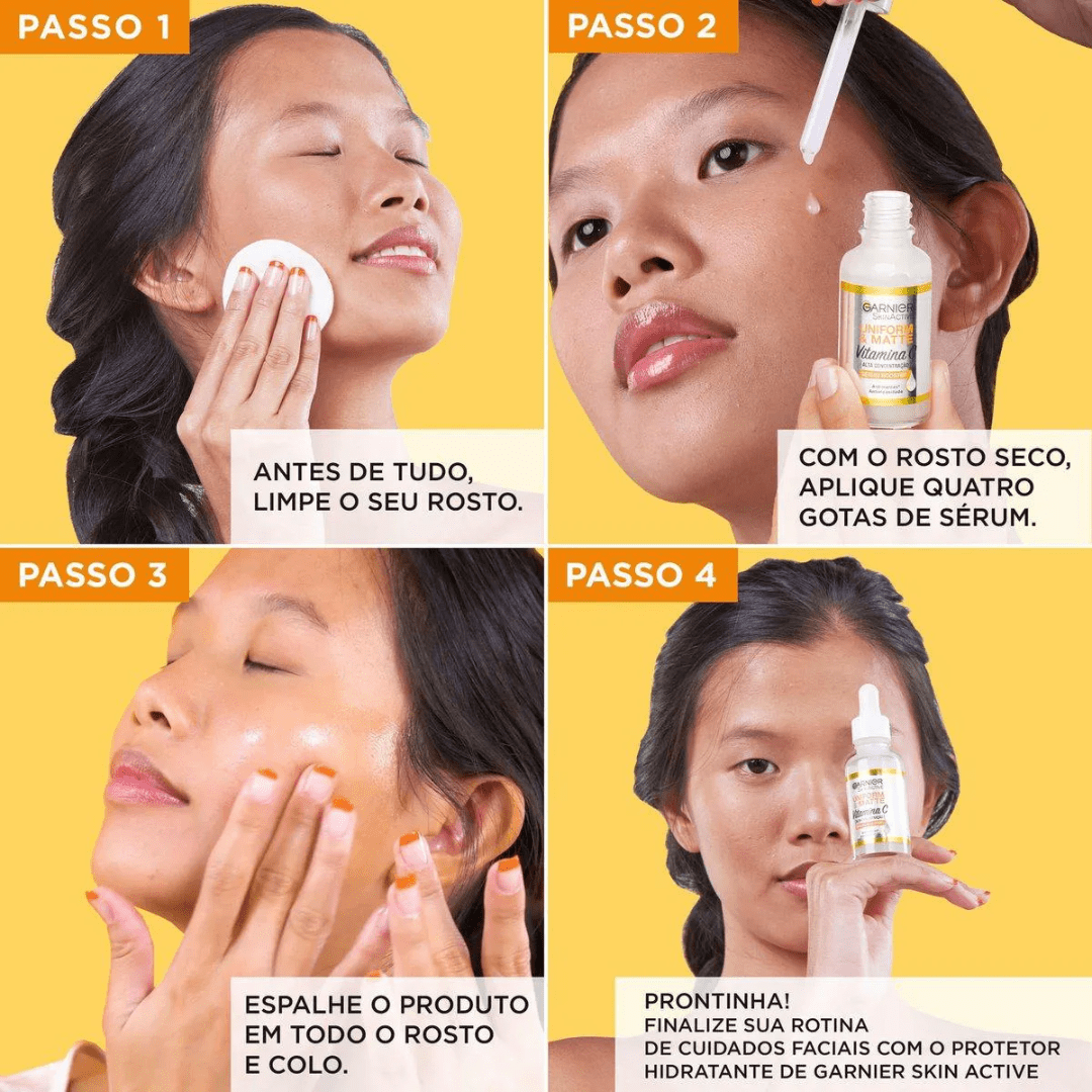 Sérum Booster SkinActive Antimarcas com Vitamina C
