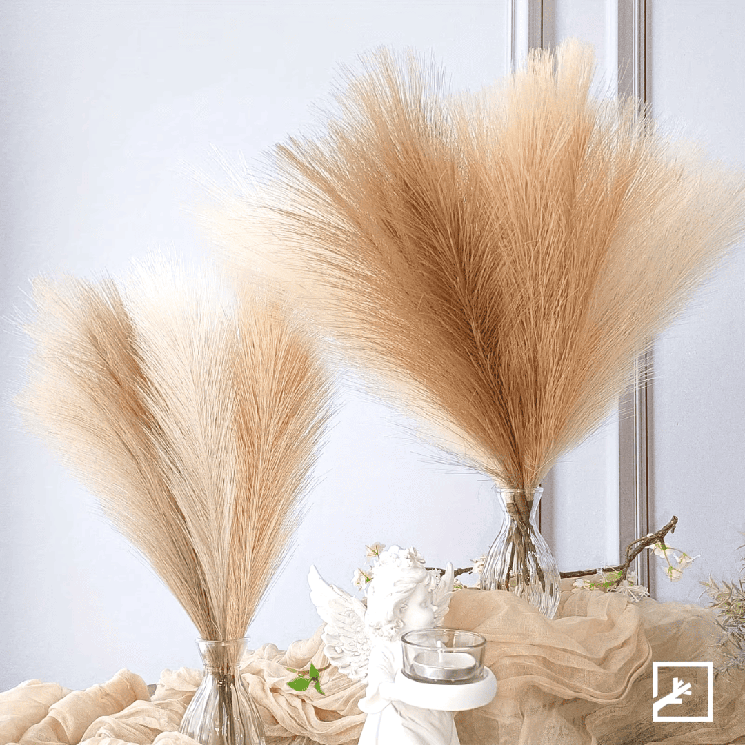 6 Peças de Galhos de Pampas Artificial