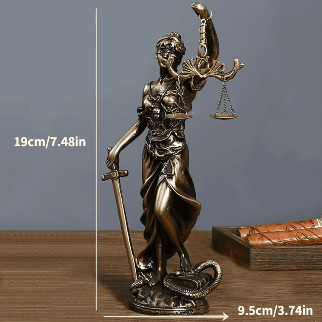 Escultura Deusa da Justiça