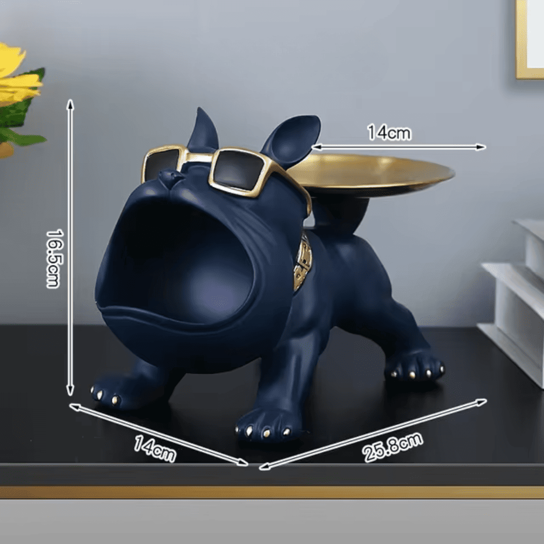Suporte/ Bandeja em Formato de Bulldog
