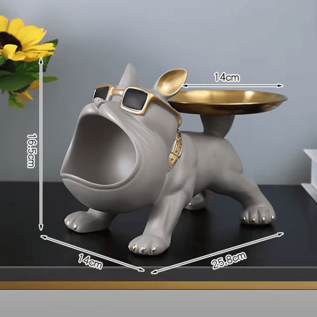 Suporte/ Bandeja em Formato de Bulldog