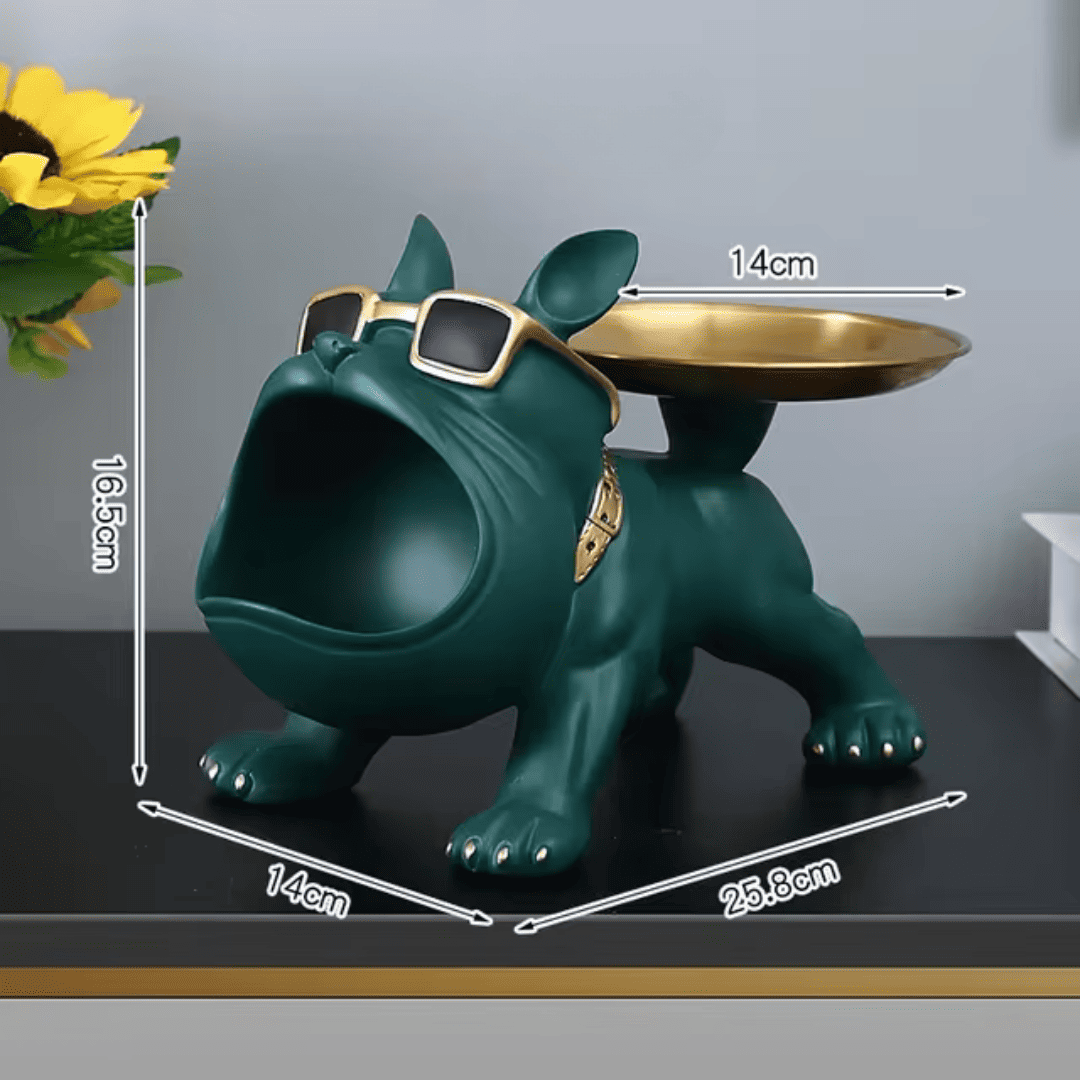Suporte/ Bandeja em Formato de Bulldog