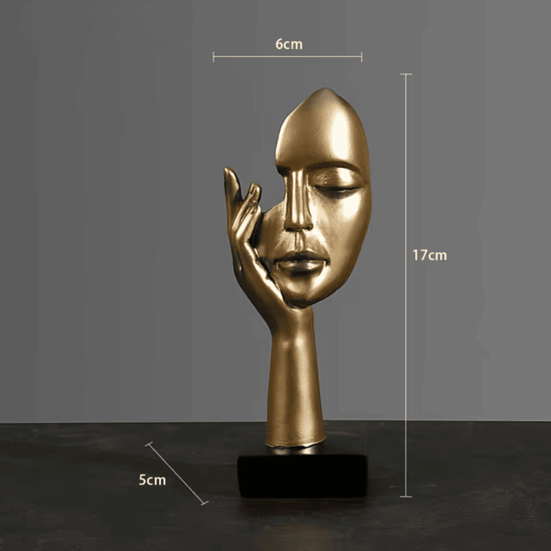 Escultura Abstrata Face