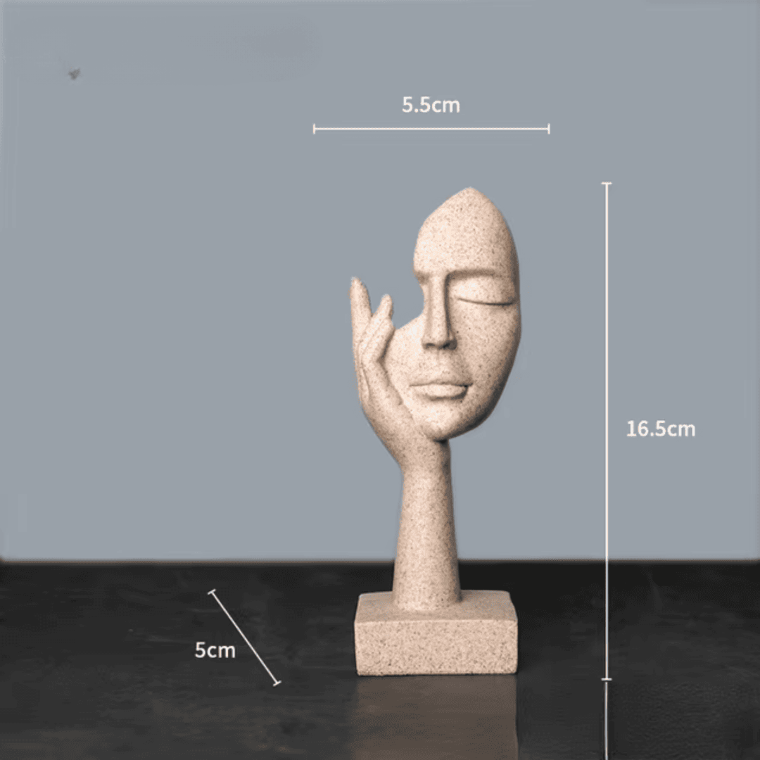 Escultura Abstrata Face