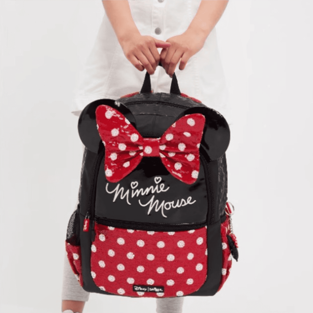 Kit Mochila Escolar Minnie Mouse