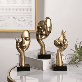 Escultura Abstrata Face