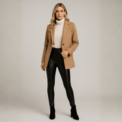 Calça Legging de Couro Feminina Peluciada HotLeg Forglows