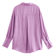 Camisa Feminina de Cetim Eloise Forglows