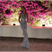 Vestido Feminino Longo com Lantejoulas Forglows