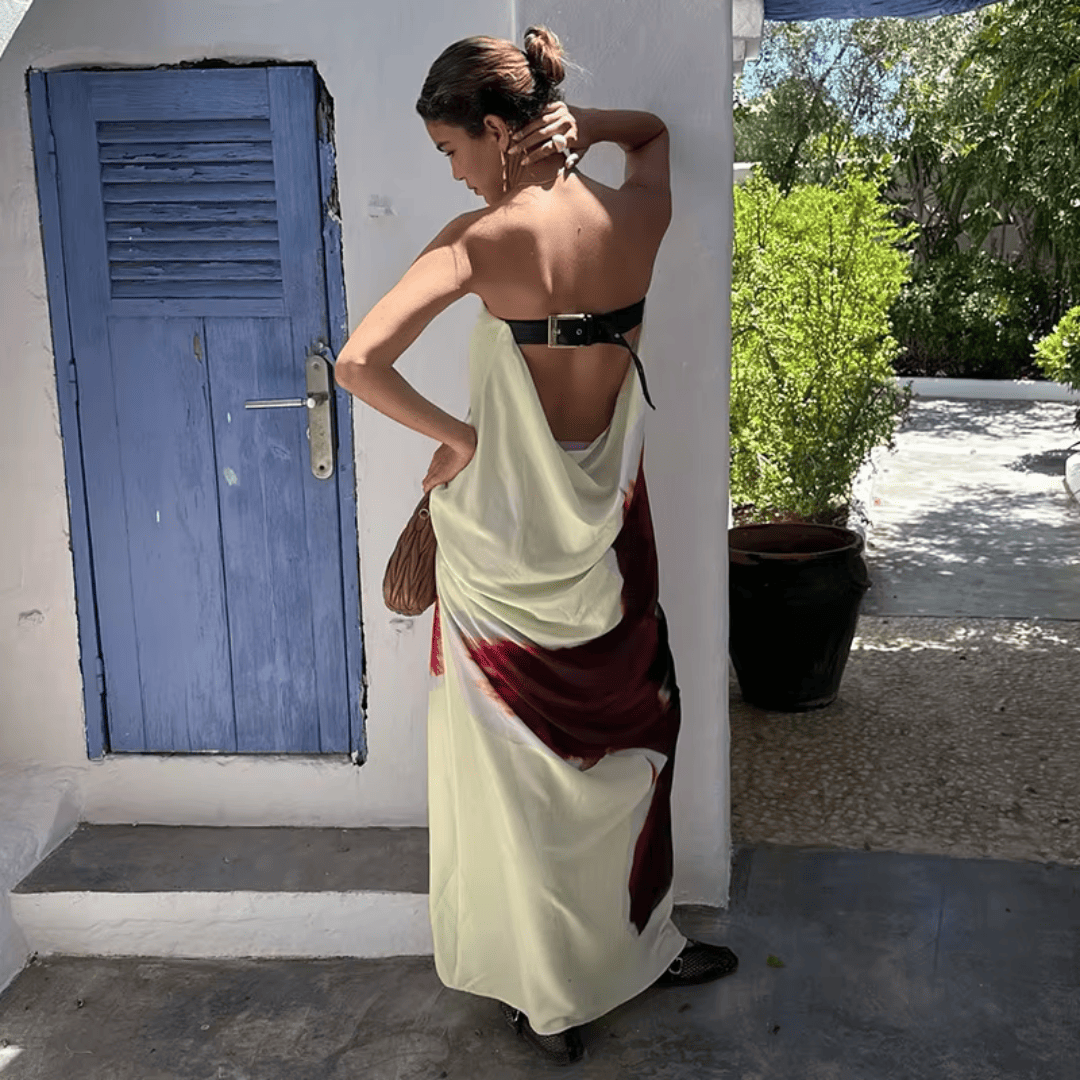 Vestido Feminino Tomara que Caia com Fivela nas Costas Forglows