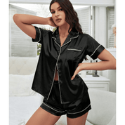 Conjunto de Pijama Feminino em Seda Forglows