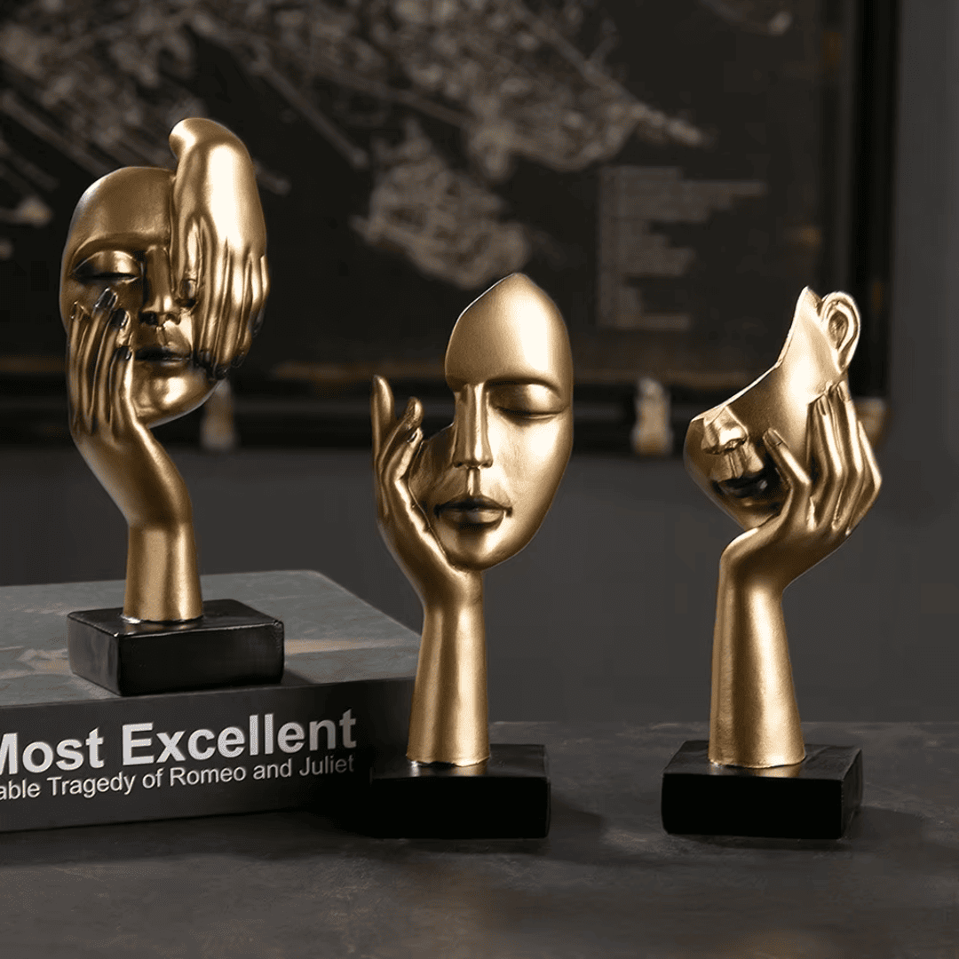 Escultura Abstrata Face