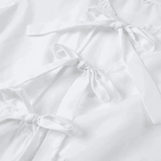 Blusa Feminina Bata com Amarração Manga Comprida Luna Forglows