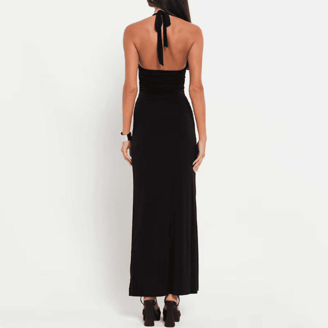 Vestido Feminino Longo Frente Única Sexy Forglows