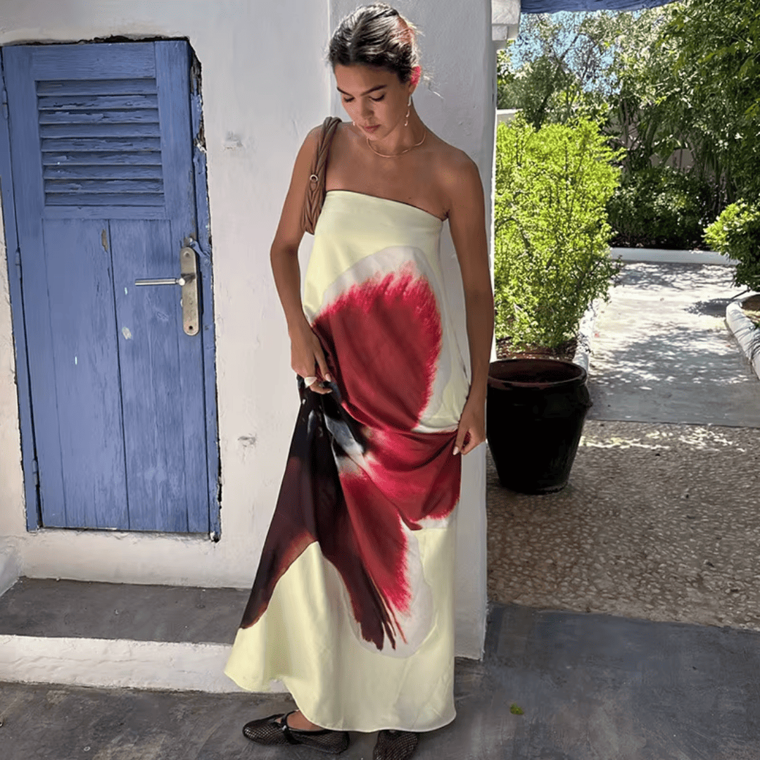 Vestido Feminino Tomara que Caia com Fivela nas Costas Forglows