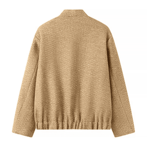 Jaqueta Feminina Bomber de Lantejoulas Genevieve
