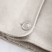 Casaco Feminino Couro Nobuck com Pelúcia Forglows
