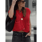 Blusa Colete Feminina de Lã Luara