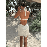 Vestido Feminino de Crochê Flor Forglows