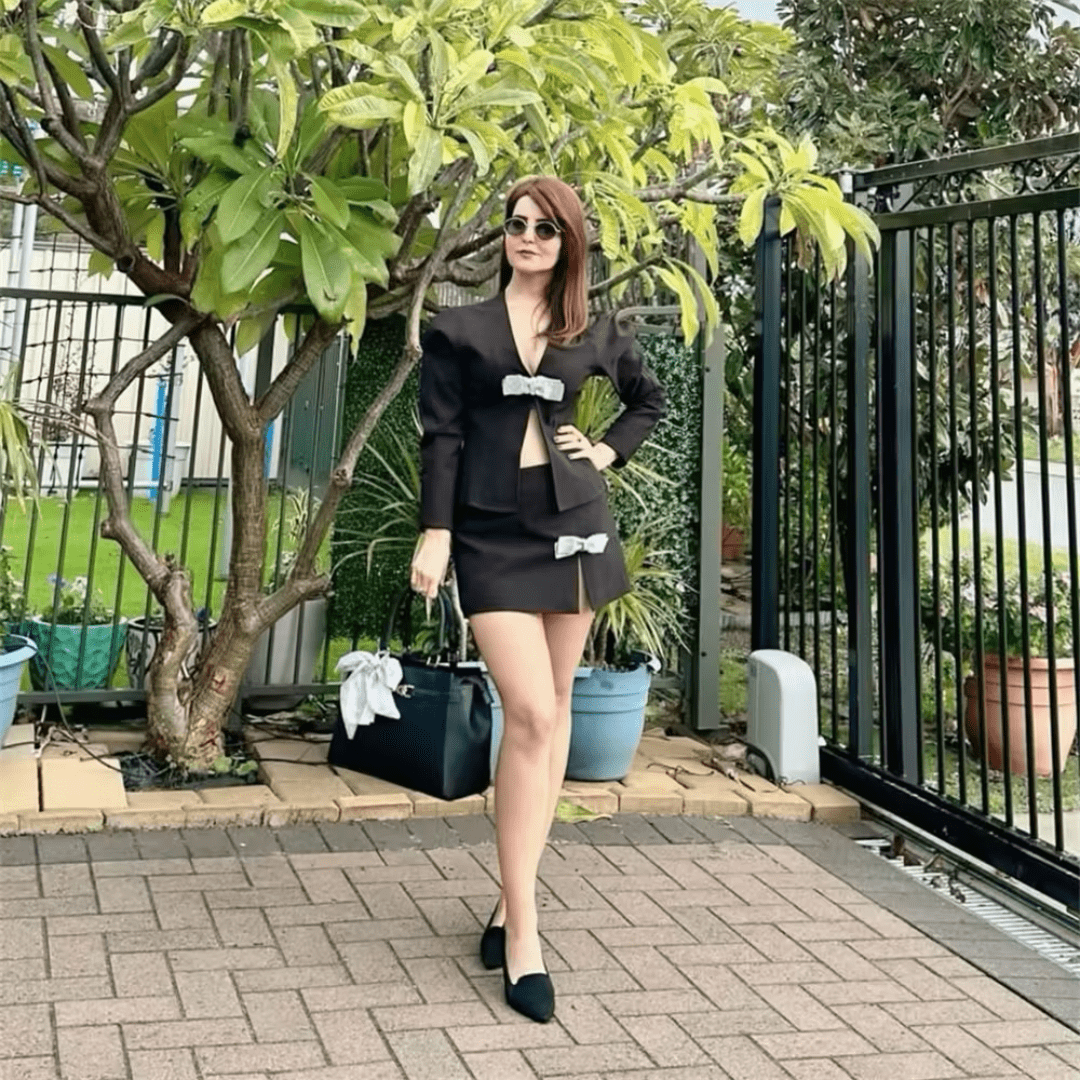 Blazer Feminino com Laço em Strass Cecília Forglows