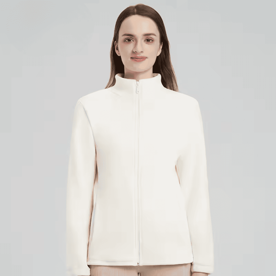 Casaco Feminino Básico em Fleece Forglows