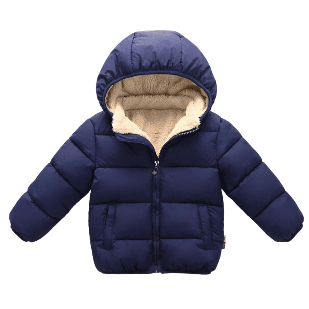 Jaqueta Puffer Infantil com Pelúcia Forglows