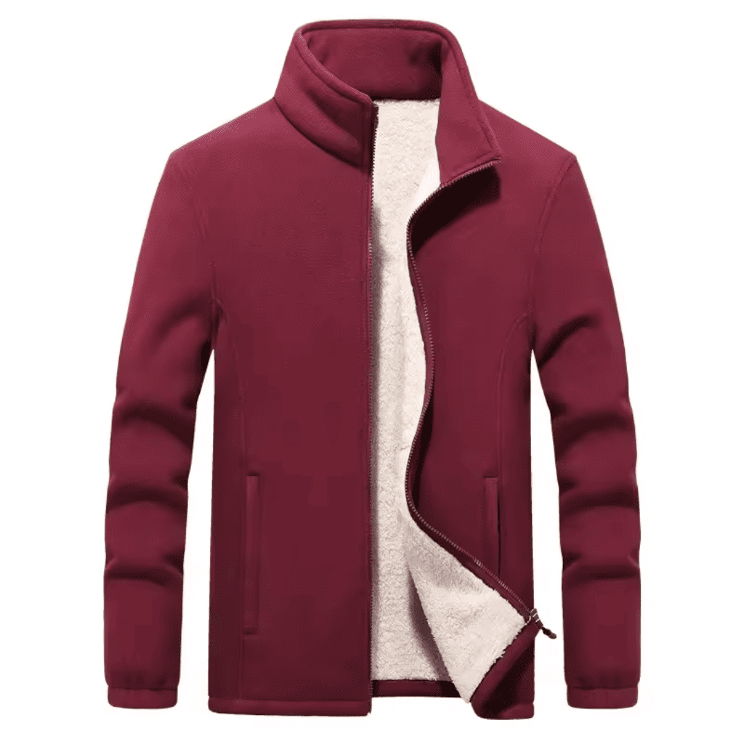 Casaco Masculino em Fleece Forrado Slim Forglows