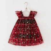Vestido para Menina Natalino em Tule