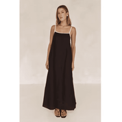 Vestido Maxi Feminino em Linho Forglows