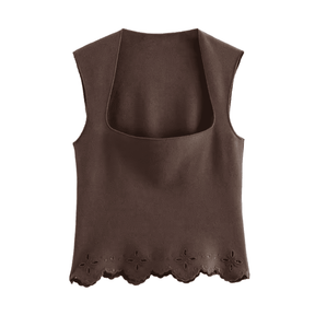 Blusa Feminina em Tricot com Bordado