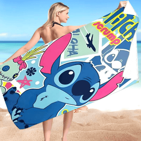 Toalha de Praia Stitch