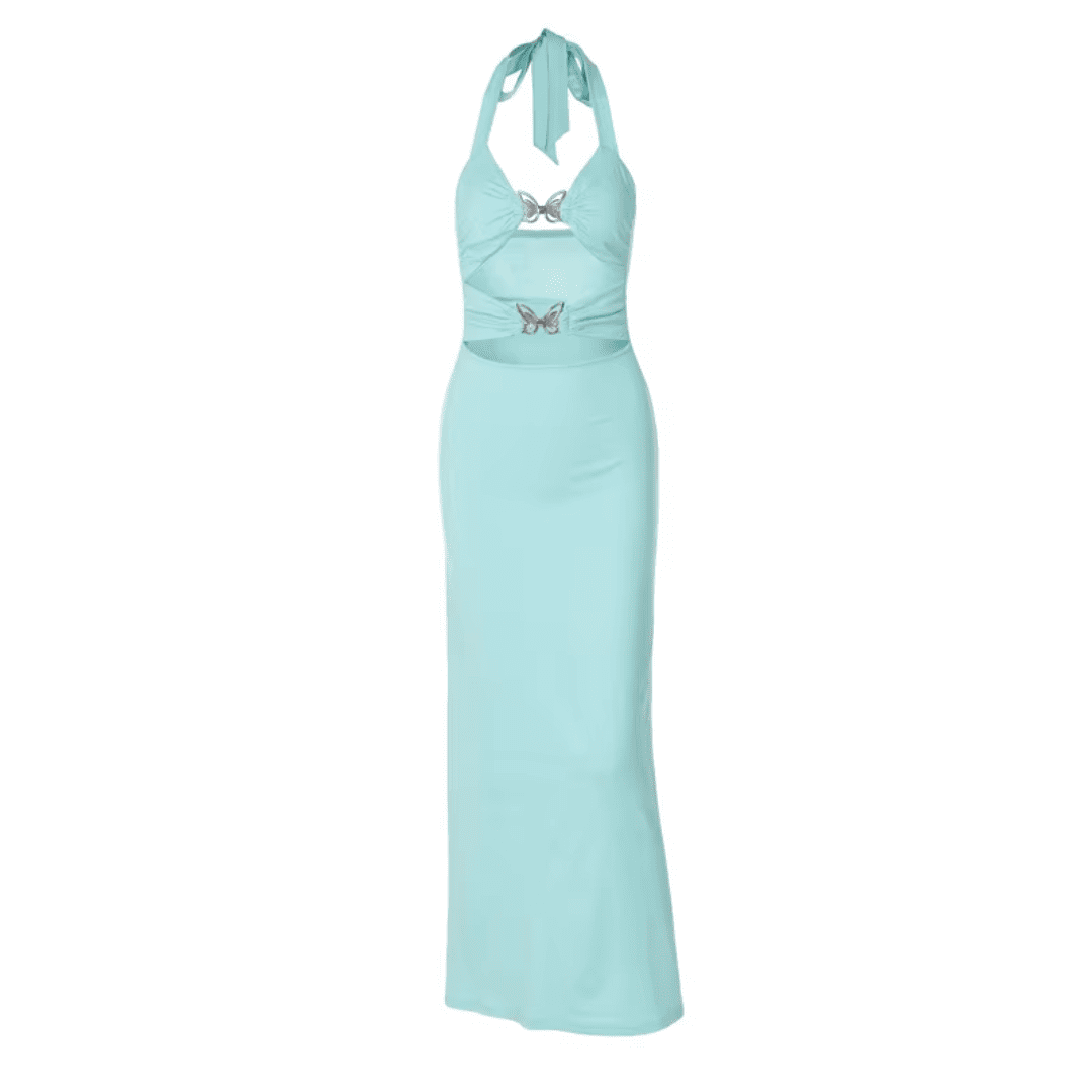 Vestido Feminino Longo Frente Única Sexy Forglows