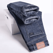 Calça Jeans Masculina Reta com Pelúcia Forglows
