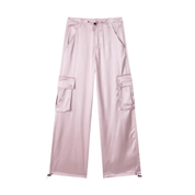 Calça Feminina Cargo Acetinada Forglows