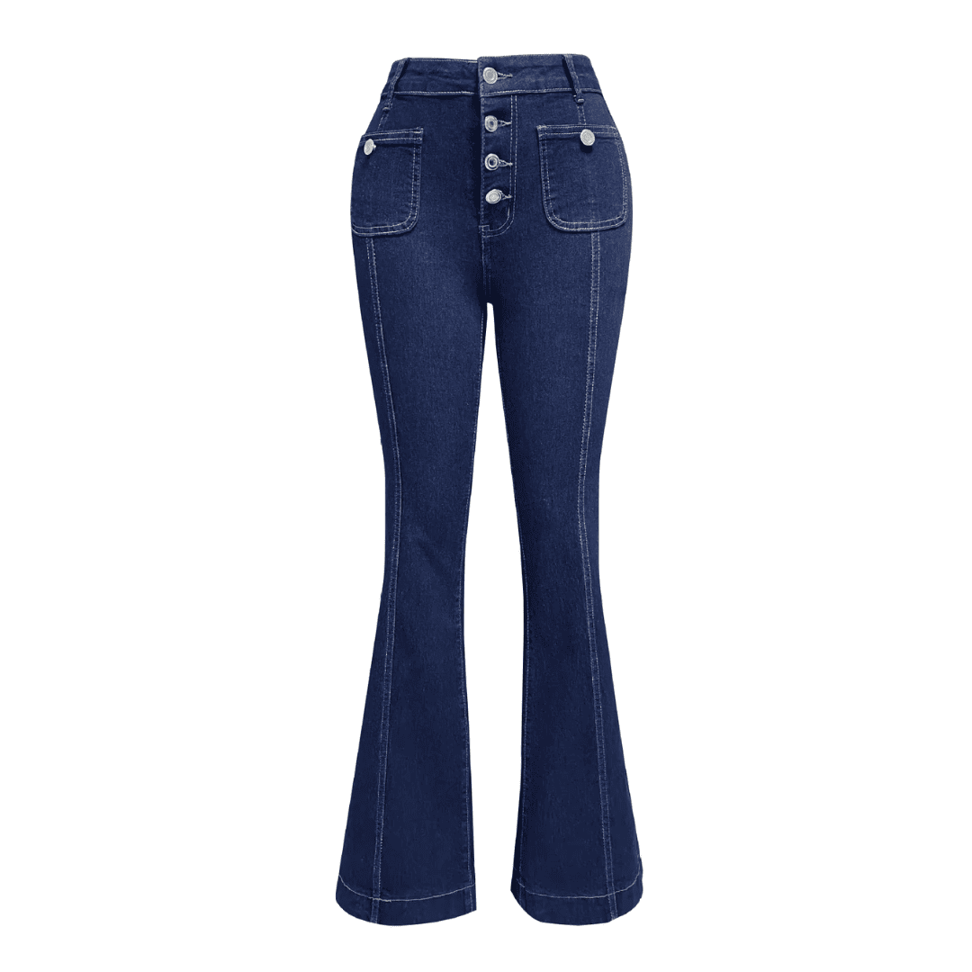 Calça Jeans Feminina Flare Forglows