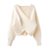 Blusa Feminina de Tricô Transpassada Londres Forglows