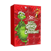 Calendário Contagem Regressiva Forglows + Brinquedos Surpresa Grinch