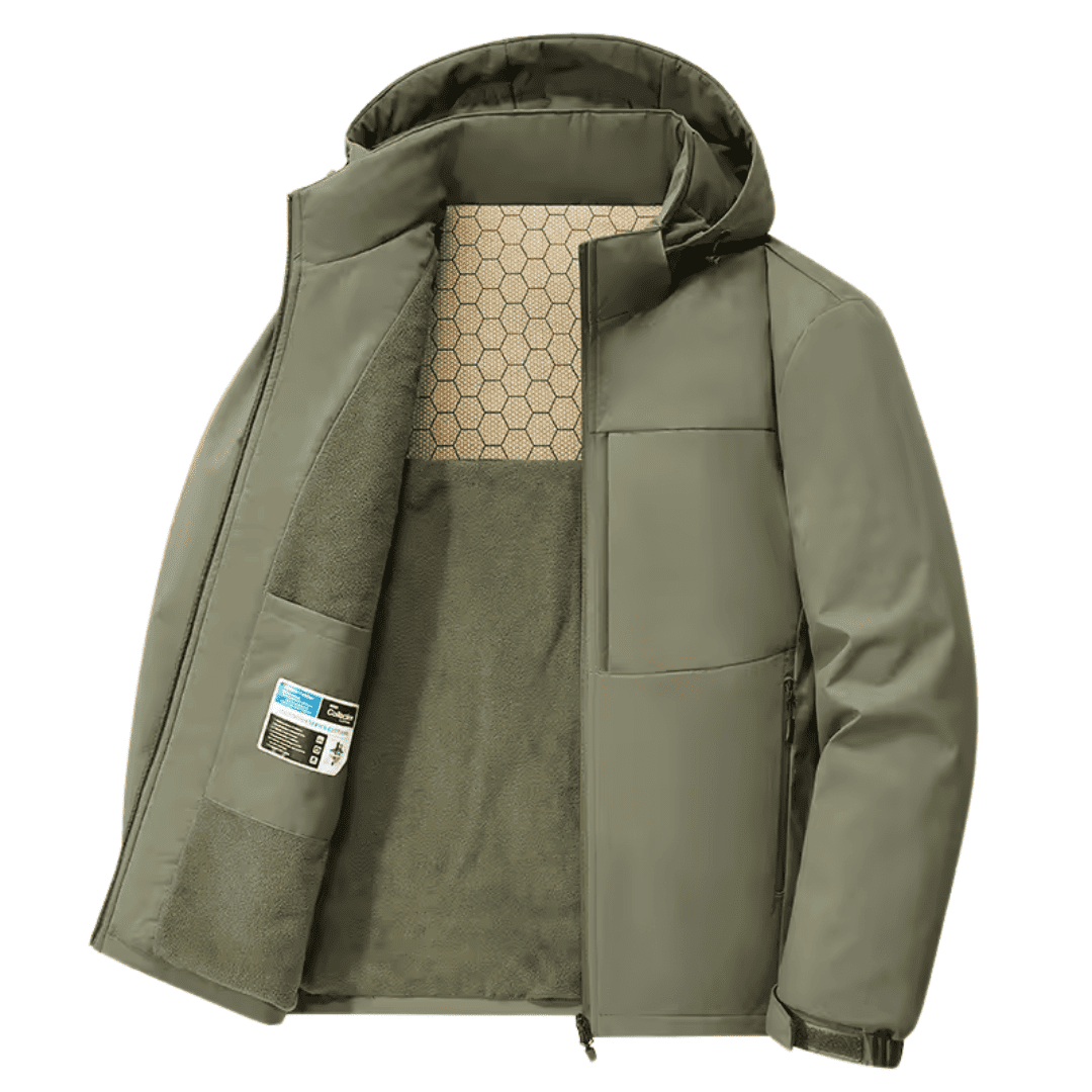 Casaco Masculino Forrado em Fleece Forglows