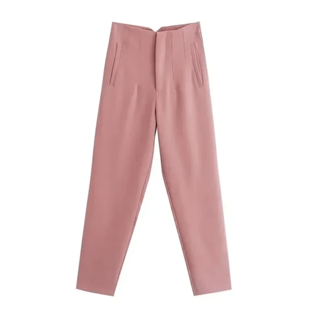 Calça Social Feminina Alfaiataria com Bolsos Yasmin Forglows
