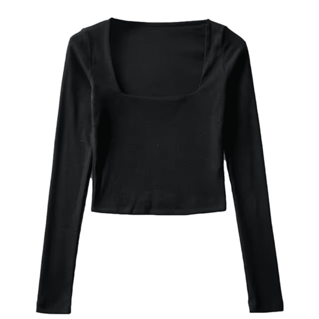 Blusa Feminina Básica Decote Quadrado Mia Forglows