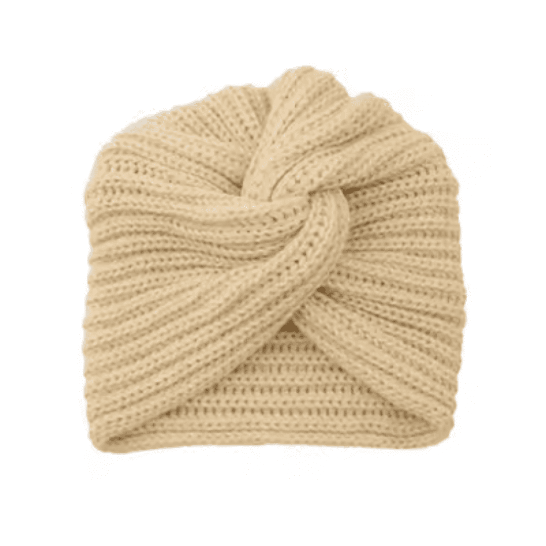 Turbante Feminino Cruzado em Tricô Forglows