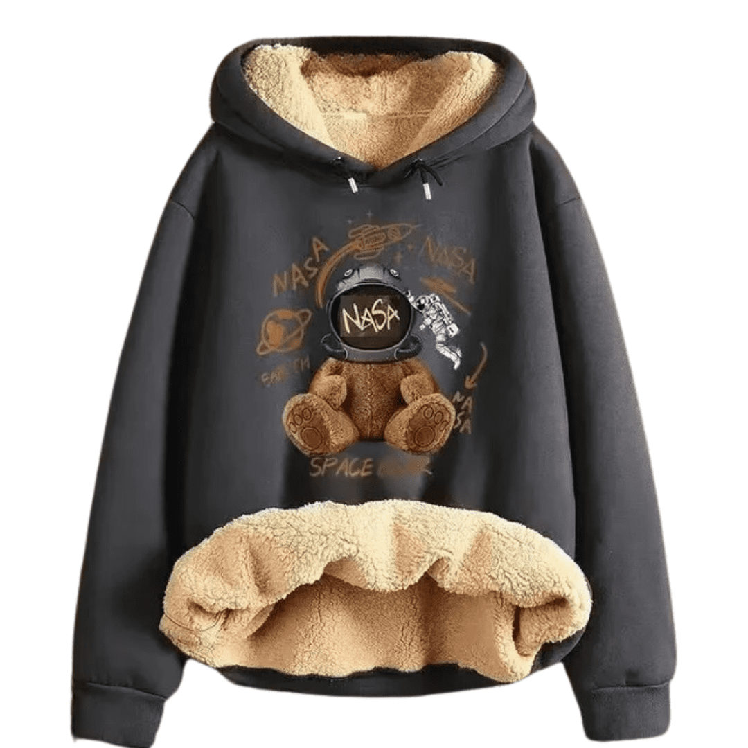 Casaco Moletom Masculino com Pelúcia e Capuz Forglows