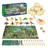 Kit de Escavação 12 Dinossauros