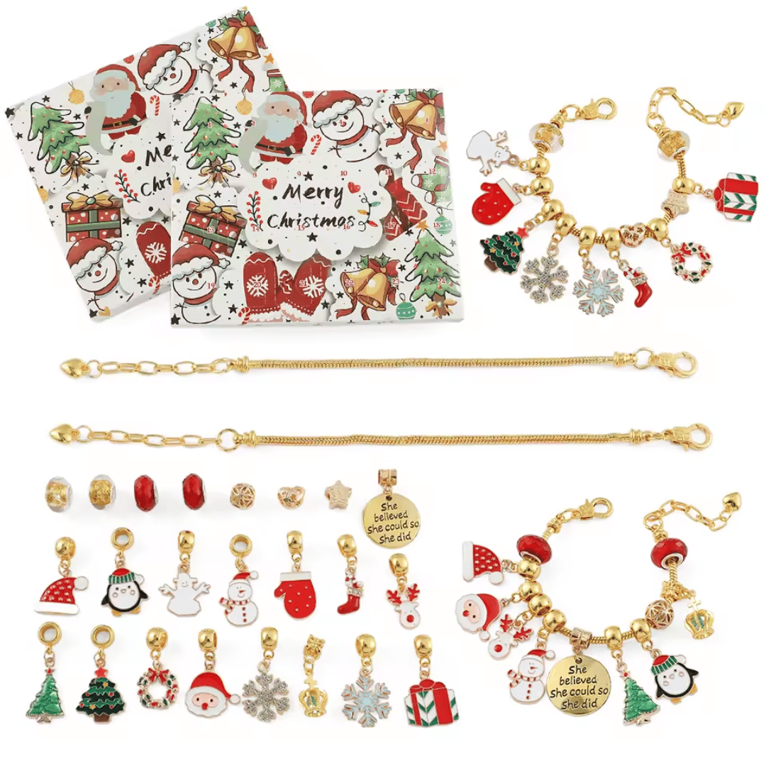 Calendário Contagem Regressiva Forglows + Berloques Surpresas de Natal