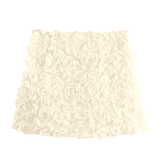 Mini Saia Feminina em Tule com Flores