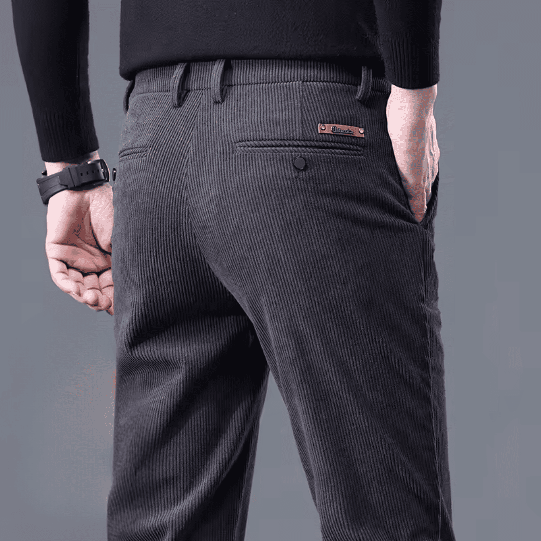 Calça Masculina com Pelúcia em Cotelê Forglows