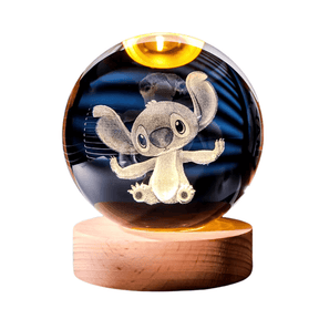 Luminária Esfera com LED Stitch
